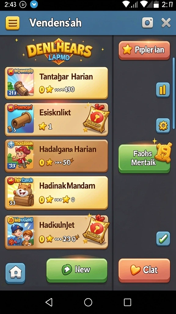 Tampilan antarmuka yang sederhana dan mudah dinavigasi.