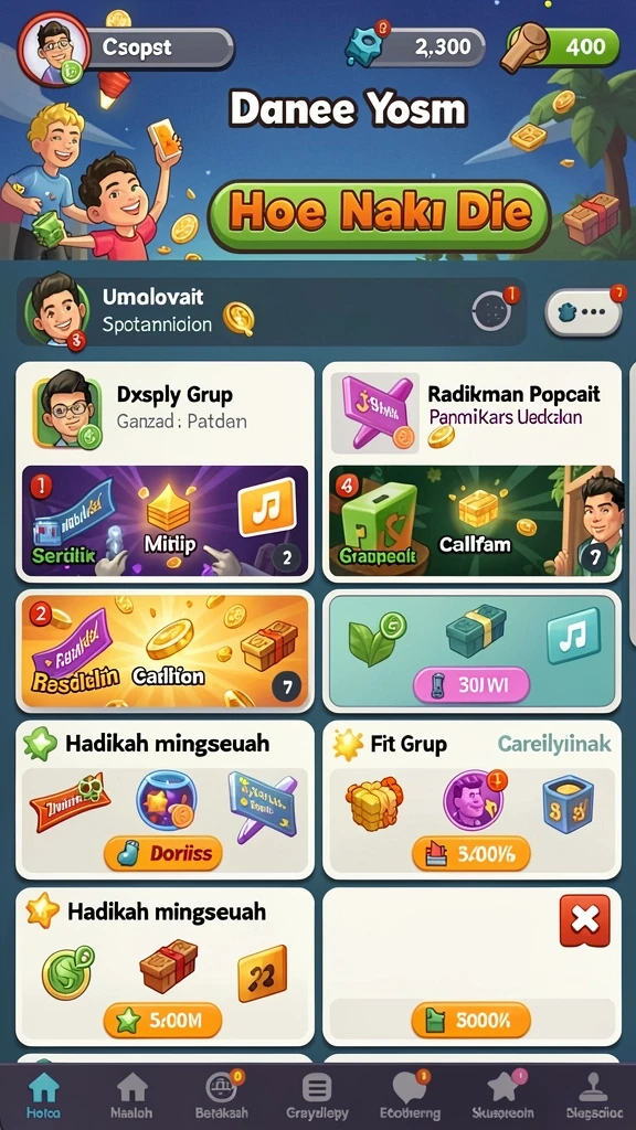 Gambar menunjukkan karakter utama dalam sebuah misi.