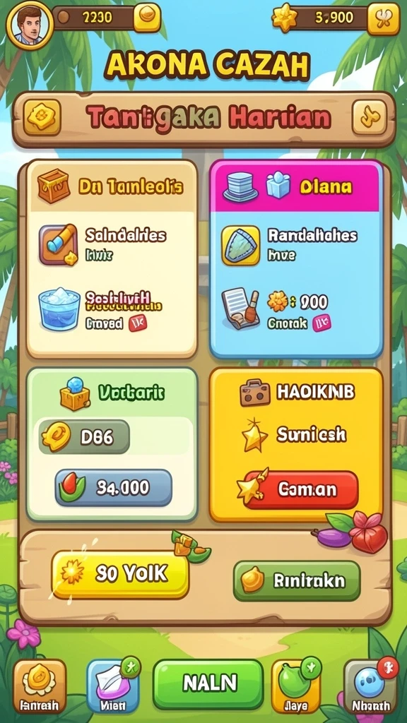Level menantang dengan desain yang kreatif.