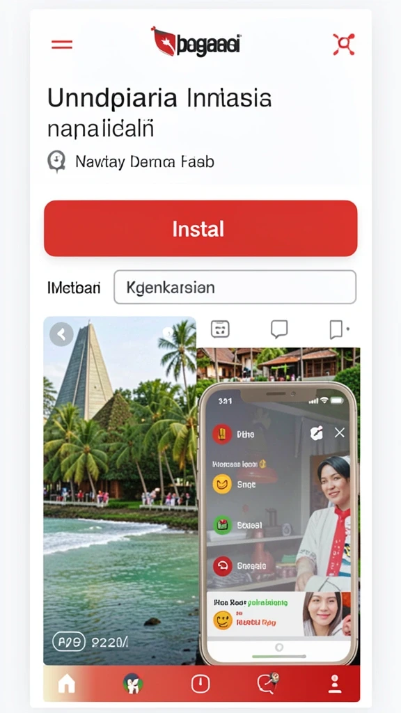 Berbagai kategori permainan yang bisa dipilih.
