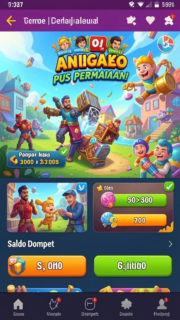 Fitur live chat untuk interaksi yang lebih seru.