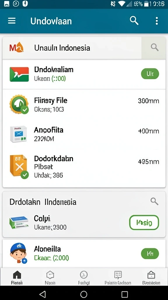 Tampilan antarmuka yang user-friendly dan intuitif.
