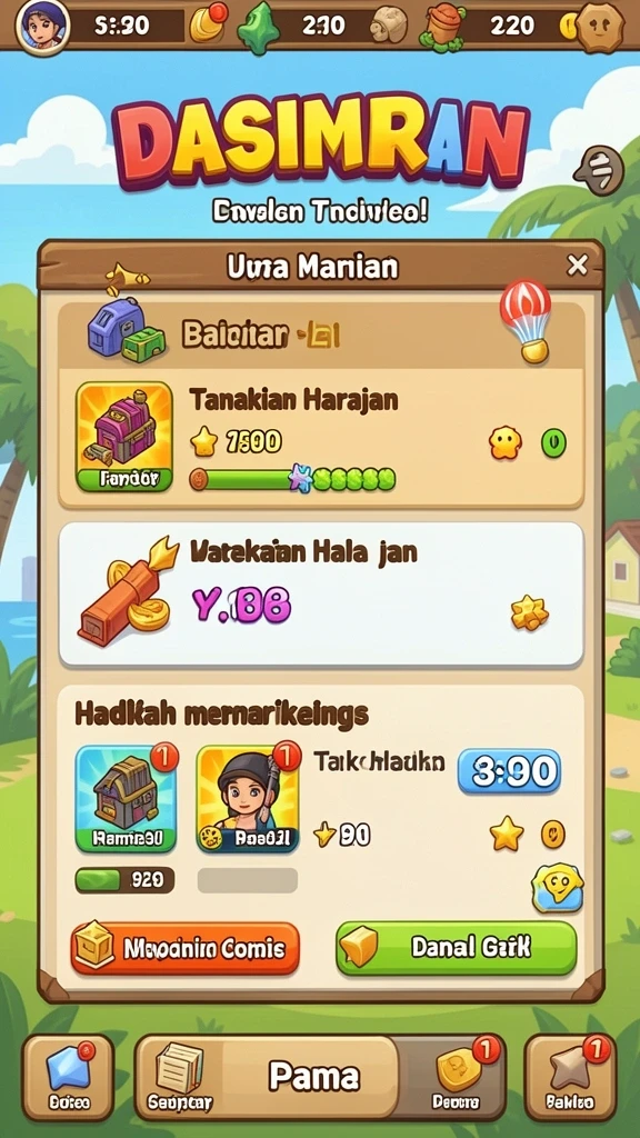 Kontrol intuitif yang mudah dipahami oleh pemula.