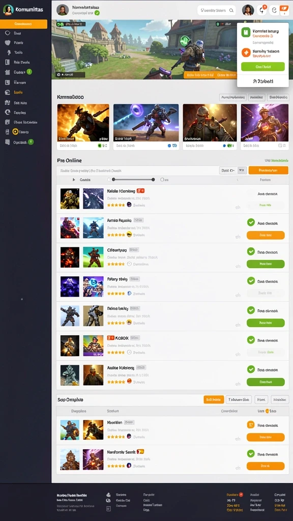 Layar gameplay yang menunjukkan aksi seru dalam permainan.
