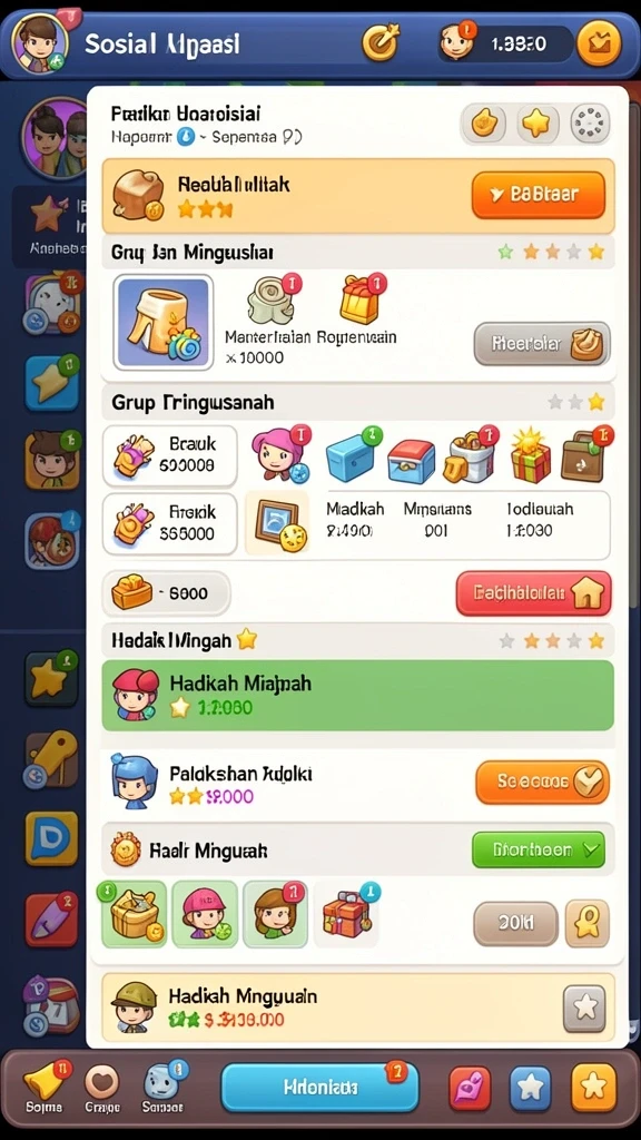 Tampilan grafis yang memukau dalam permainan.