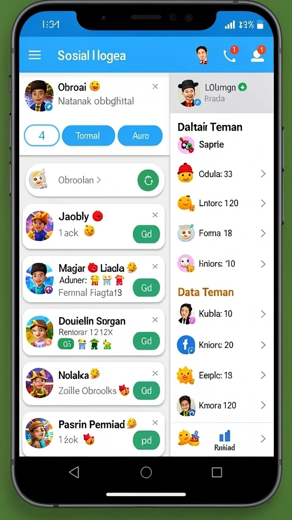 Screenshot menampilkan karakter utama dalam pertempuran epik.