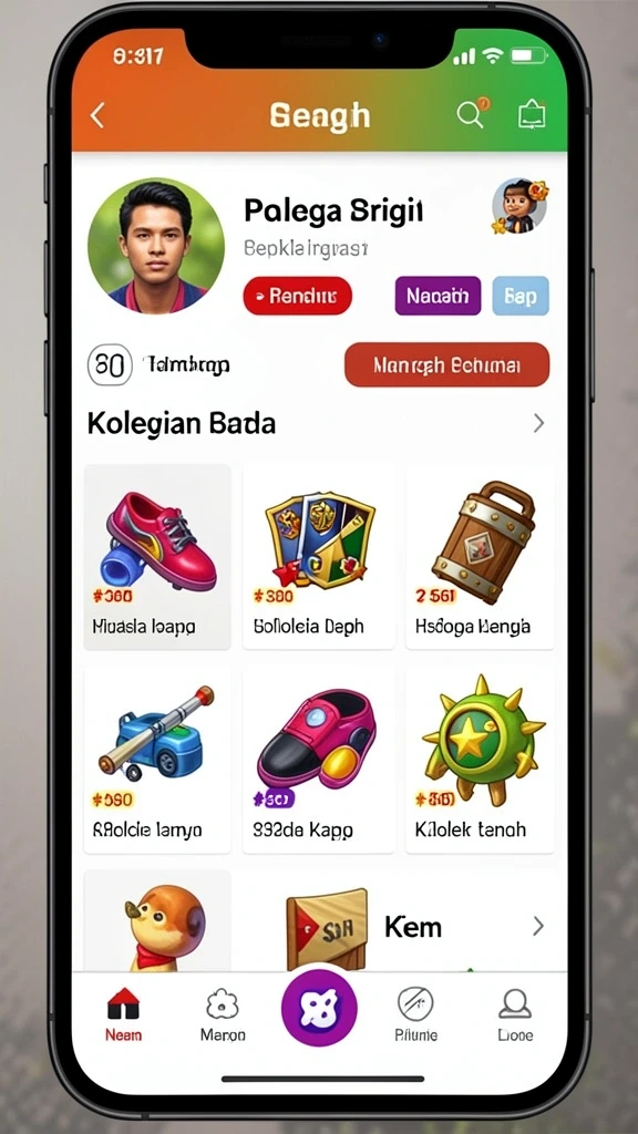 Tampilan antarmuka pengguna yang menarik dan intuitif.