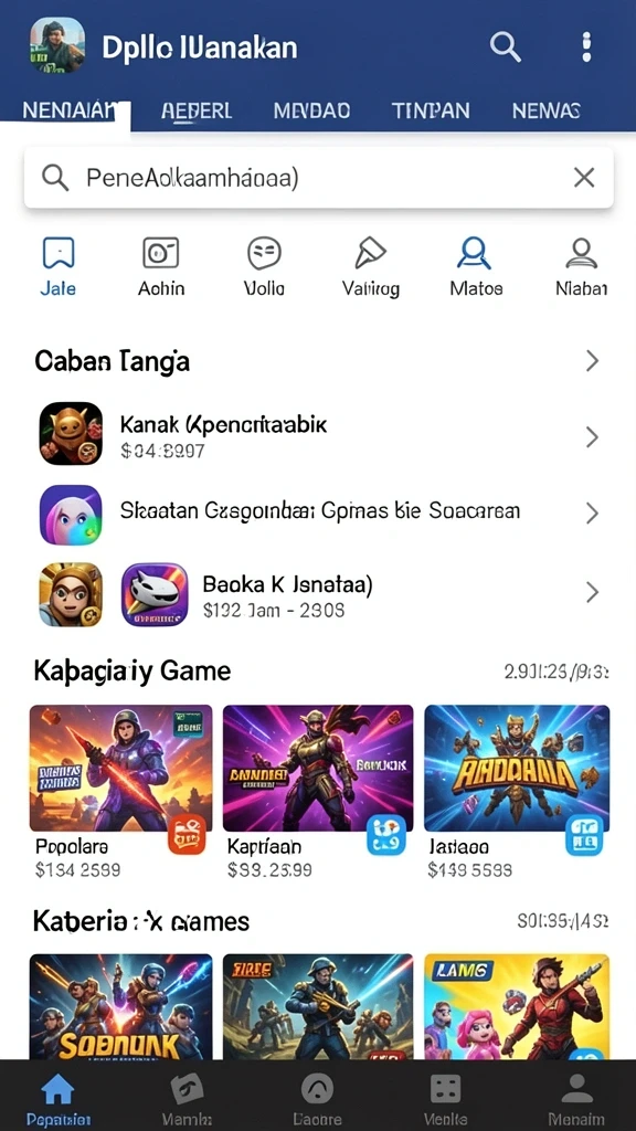 Pengguna dapat melihat leaderboard dan pencapaian secara langsung.