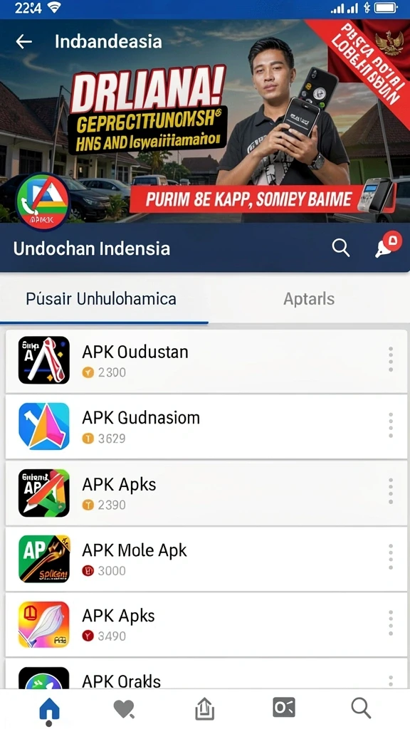 Tampilan antarmuka yang menarik dan user-friendly.