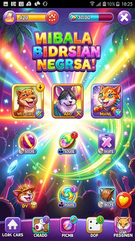 Level menantang yang membuat permainan semakin seru.