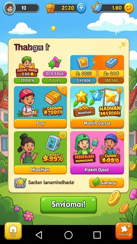 Tampilan antarmuka aplikasi yang modern dan menarik.