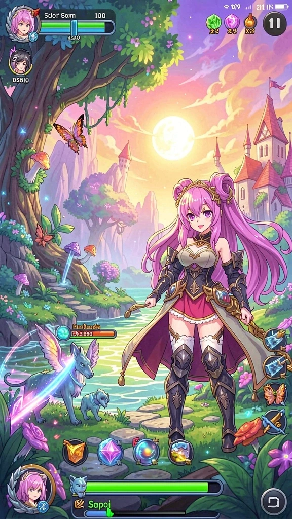 Tangkapan layar mendemonstrasikan tantangan menarik yang ada di game.