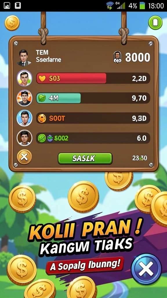 Dapatkan hadiah menarik setiap menyelesaikan level.