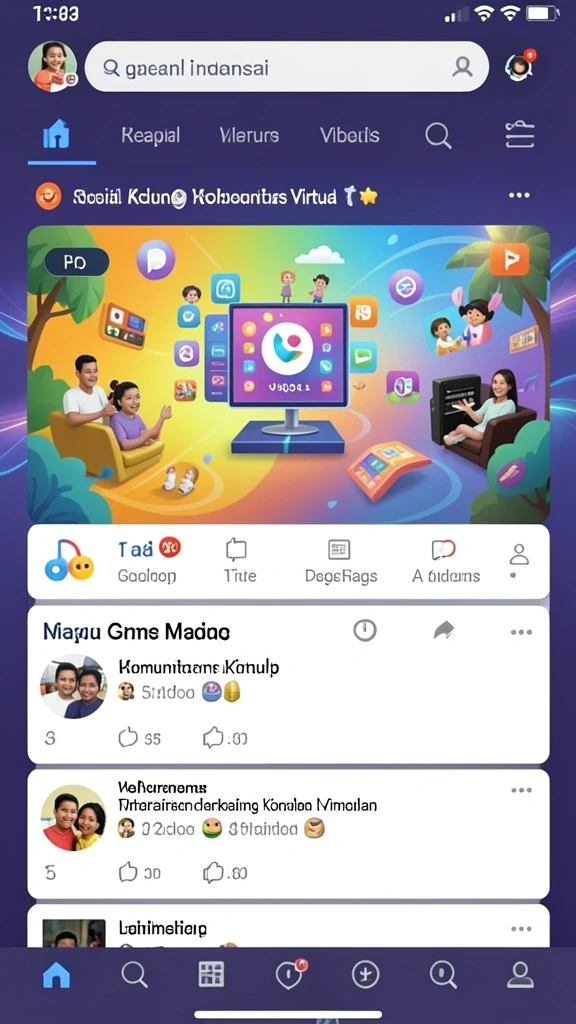 Fitur interaksi dengan pemain lain yang seru.