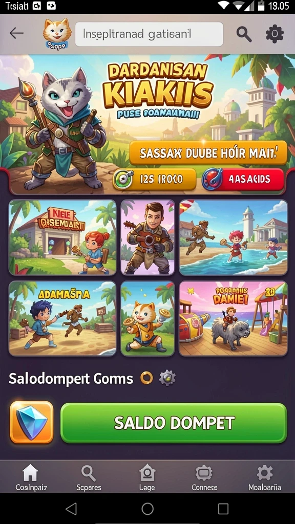Mode permainan seru dengan tantangan baru.