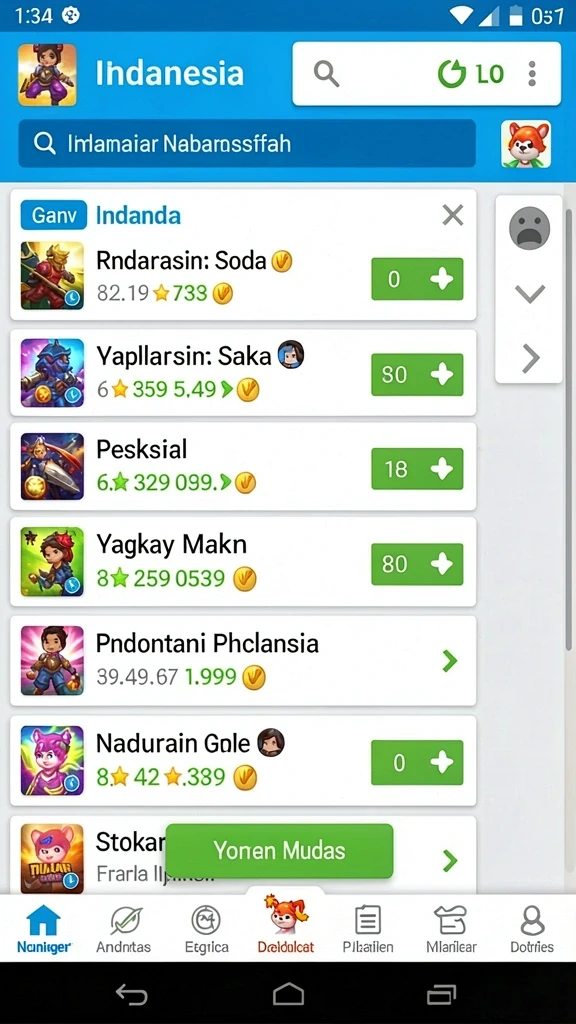 Antarmuka yang ramah pengguna dan mudah dinavigasi.