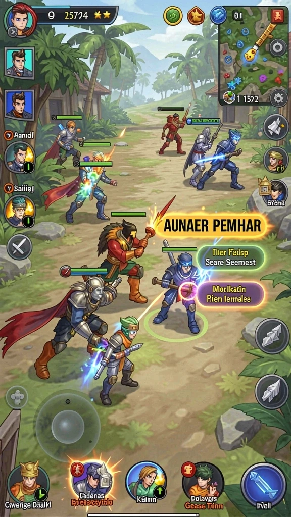 Tampilan antarmuka utama yang menarik.