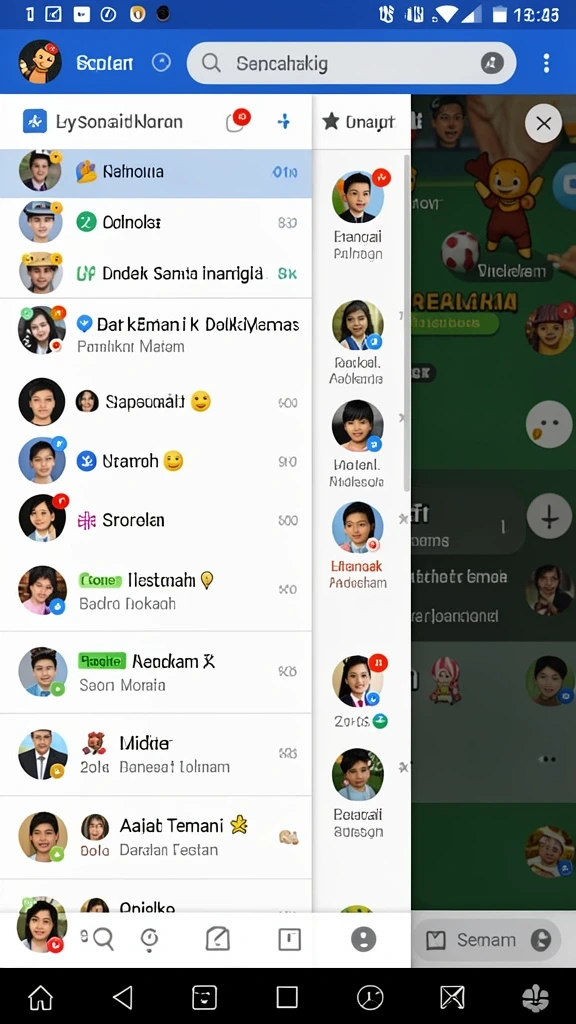 Tampilan antarmuka yang intuitif dan menarik.