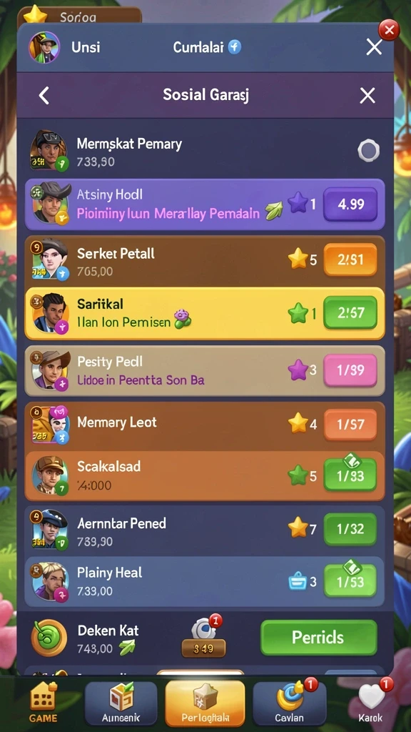 Event menarik yang menambah tantangan dalam permainan.