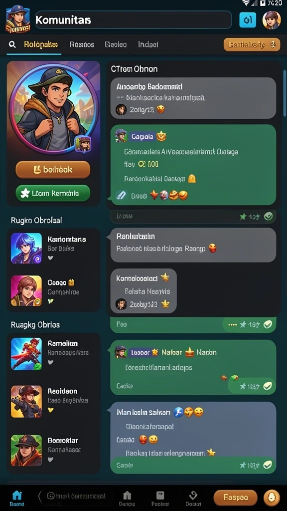 Fitur turnamen yang baru untuk meningkatkan pengalaman bermain.