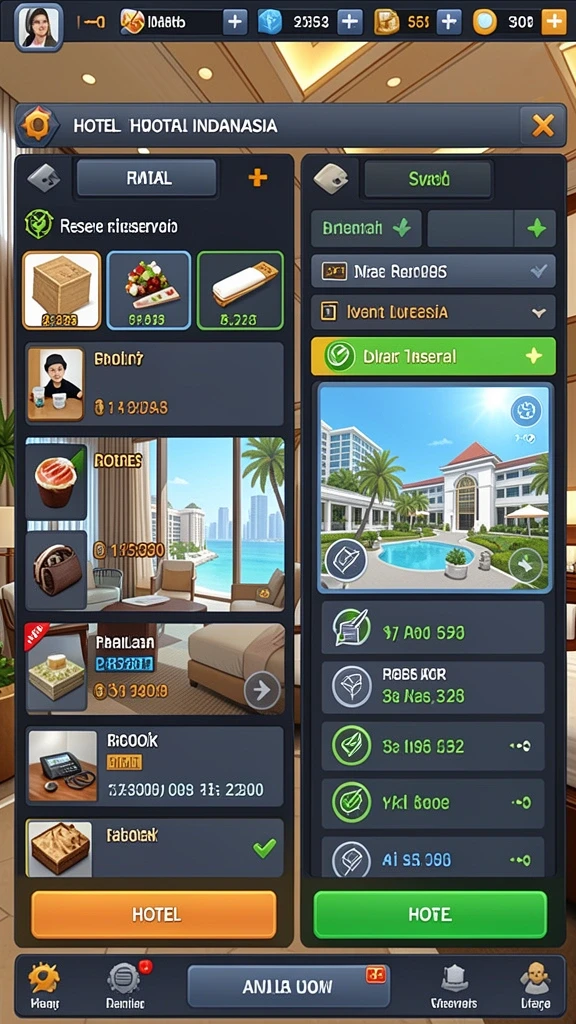 Screenshot menunjukkan aksi mendebarkan dalam permainan.