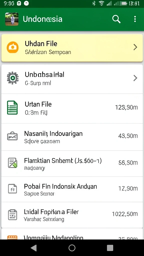 Antarmuka utama ULAR288 yang menarik dan mudah digunakan.