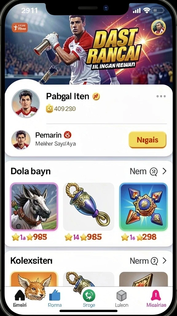 Hadiah menarik menanti setiap pemain yang berprestasi.