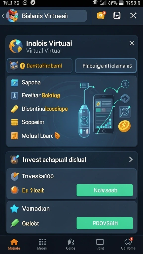 Pemandangan level yang menakjubkan dan penuh warna.