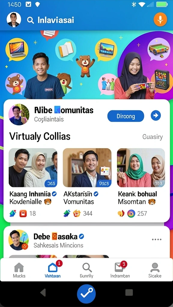 Berbagai pilihan permainan yang seru dan menarik.